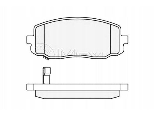 025 242 7516/W Klocek Hamulcowy Kpl. Przód (Z Podkładką Wytłumiającą),