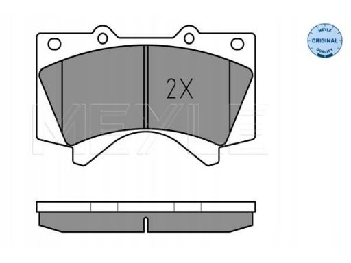 025 243 8618/W Klocek Hamulcowy Kpl. Przód (Z Podkładką Wytłumiającą),