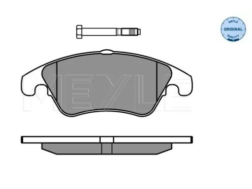 025 243 1019 Klocek Hamulcowy Kpl. Przód (Z Podkładką Wytłumiającą),