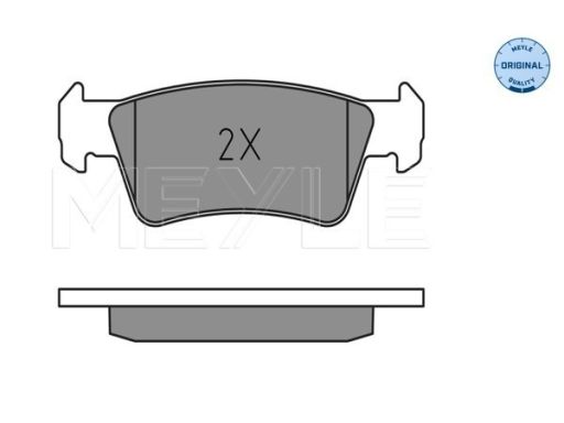 025 243 6819 Klocek Hamulcowy Kpl. Tył , Pasuje Do: Vw Touareg 2.5D