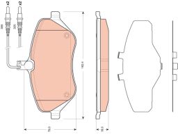 Klocek Hamulcowy Kpl. Gdb1663