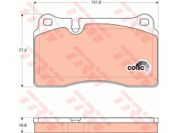 Klocek Hamulcowy Kpl. Gdb1670Dte