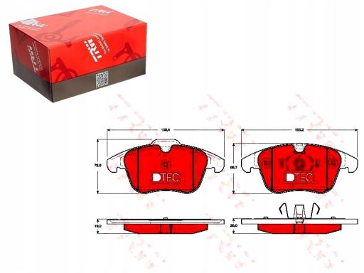 Klocek Hamulcowy Kpl. Gdb1683Dte