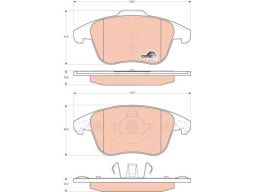 Klocek Hamulcowy Kpl. Gdb1691