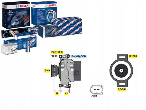 0 986 048 820 Alternator Bosch