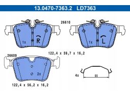 Klocek Hamulcowy Kpl. 13.0470-7363.2