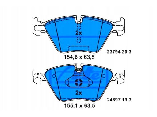 Klocek Hamulcowy Kpl. 13.0460-7268.2