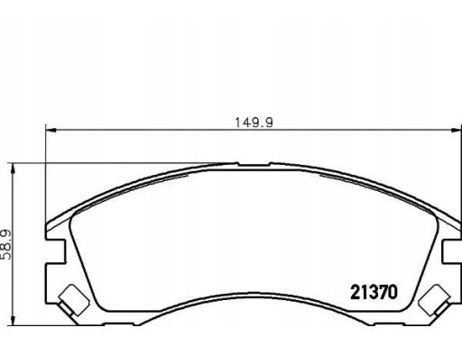 Klocek Hamulcowy Kpl. 2137001