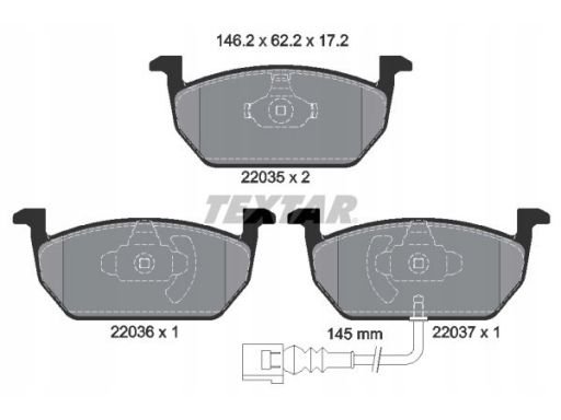 Klocek Hamulcowy Kpl. 2203501