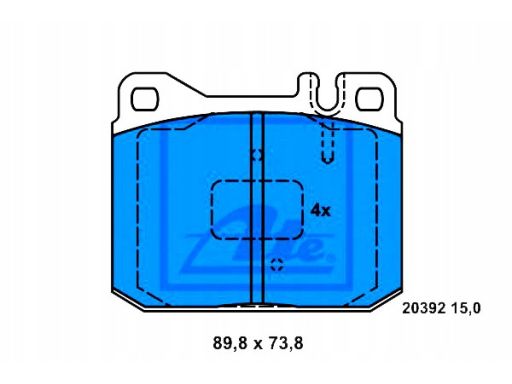 Klocek Hamulcowy Kpl. 13.0460-9028.2