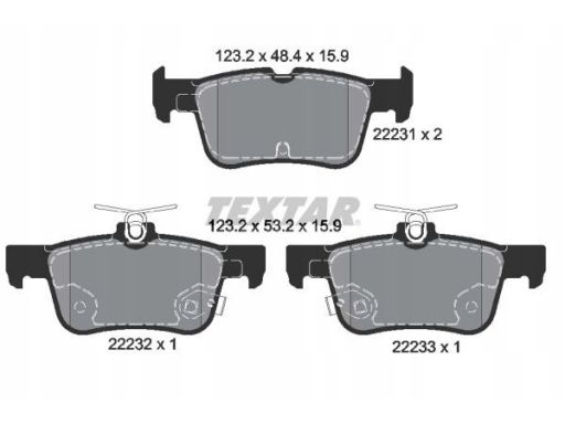 Klocek Hamulcowy Kpl. 2223101