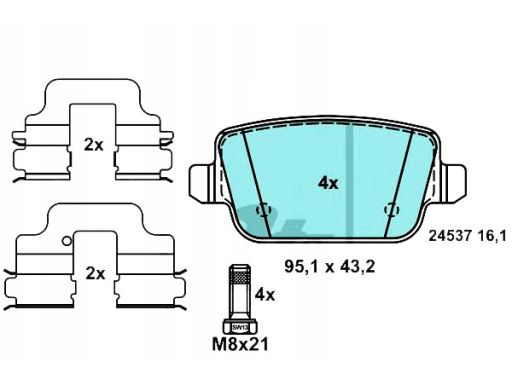 Klocek Hamulcowy Kpl. 13.0470-2723.2