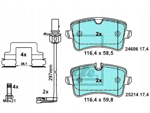 Klocek Hamulcowy Kpl. 13.0470-2773.2