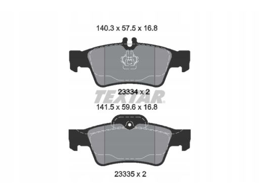 Klocek Hamulcowy Kpl. 2333403