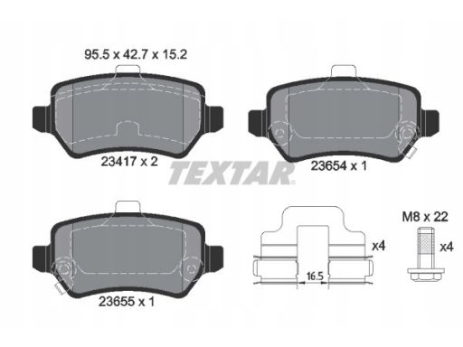 Klocek Hamulcowy Kpl. 2341703