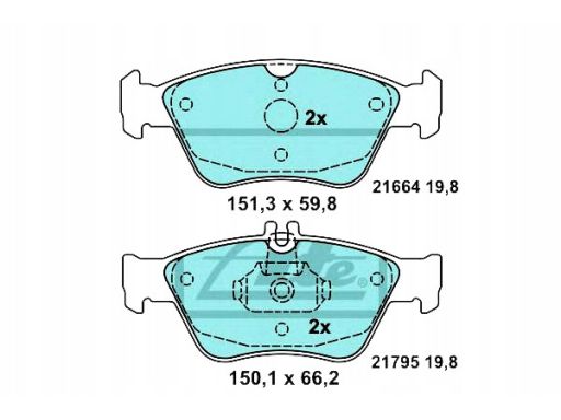 Klocek Hamulcowy Kpl. 13.0470-7086.2