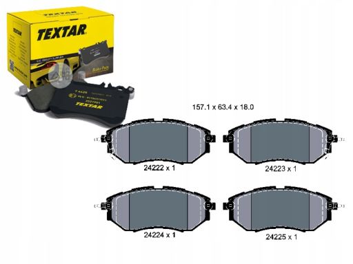 Klocek Hamulcowy Kpl. 2422201