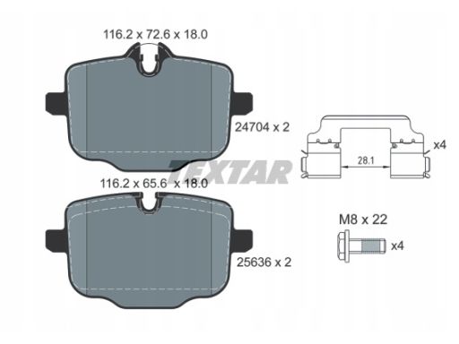 Klocek Hamulcowy Kpl. 2470401
