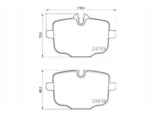 Klocek Hamulcowy Kpl. 2470401