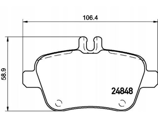 Klocek Hamulcowy Kpl. 2484801