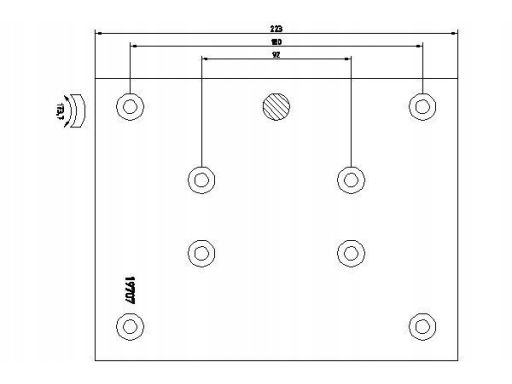 Zestaw Okładzin Szczęk Hamulcowych 1970701
