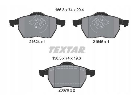 Klocek Hamulcowy Kpl. 2162402