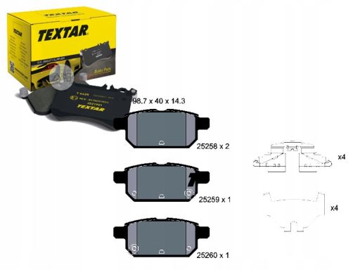 Klocek Hamulcowy Kpl. 2525801