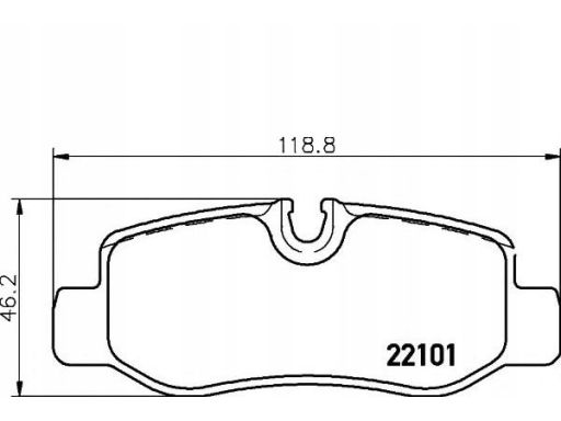 Klocek Hamulcowy Kpl. 2210101