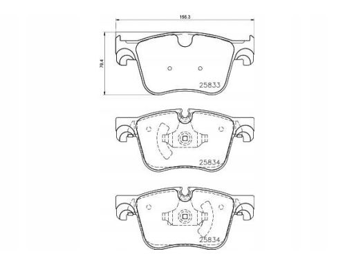 Klocek Hamulcowy Kpl. 2583401