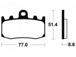 Klocek Hamulcowy Kpl. 07Bb26Sa