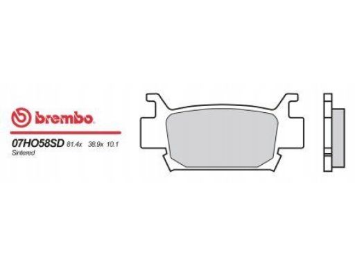 Klocek Hamulcowy Kpl. 07Ho58Sd