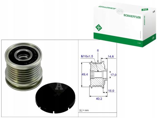 Sprzęgło Jednokierunkowe Alternatora 535 0001 10