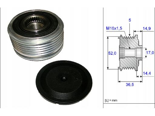 Sprzęgło Jednokierunkowe Alternatora 535 0129 10