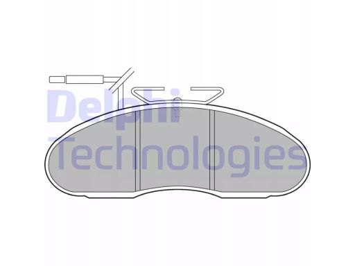 Klocek Hamulcowy Kpl. Lp1096