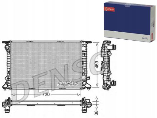 Inc Chłodnica Wody Audi A4 B8 A5 A6 C7 A7 Q5 Denso