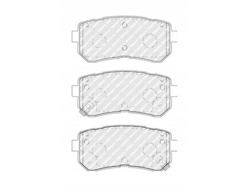 Klocek Hamulcowy Kpl. Klocek Hamulcowy Kpl. Tył (Z Dodatkami), Pasuje