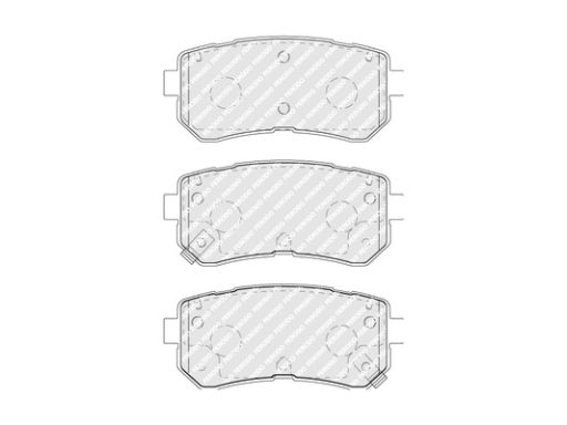 Klocek Hamulcowy Kpl. Klocek Hamulcowy Kpl. Tył (Z Dodatkami), Pasuje