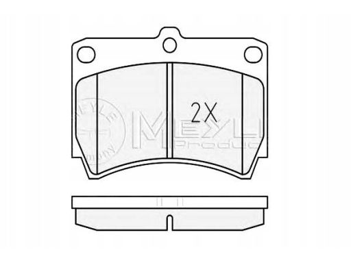 025 216 5415/W Klocek Hamulcowy Kpl. Przód , Pasuje Do: Kia Rio I, Maz