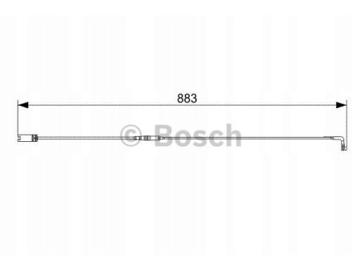 1 987 473 005 Styk Ostrzegawczy Zużycia Okładzin Hamul Bosch
