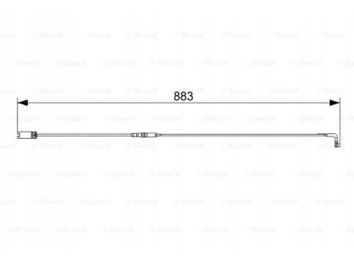 1 987 473 005 Styk Ostrzegawczy Zużycia Okładzin Hamul Bosch