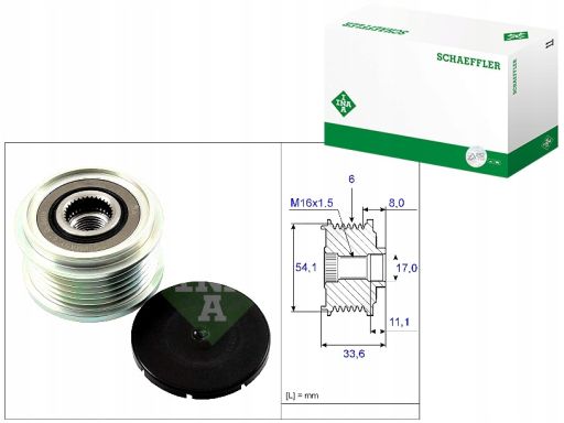 Sprzęgło Jednokierunkowe Alternatora 535 0059 10