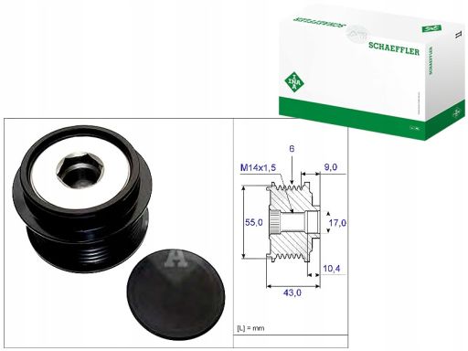 Sprzęgło Jednokierunkowe Alternatora 535 0208 10