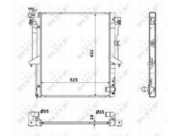 Chłodnica Silnika 53907