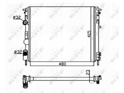 Chłodnica Silnika 58148