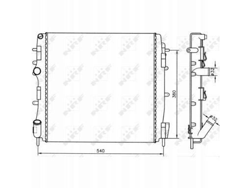 Chłodnica Silnika 58316A