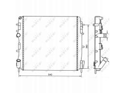 Chłodnica Silnika 58316A