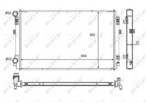 Chłodnica Wody Audi Cupra Seat Skoda Volkswagen