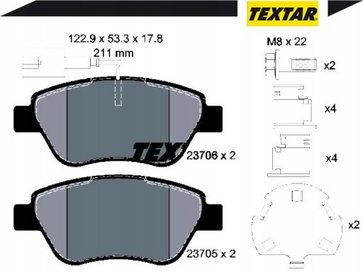 Klocek Hamulcowy Kpl. 2370601