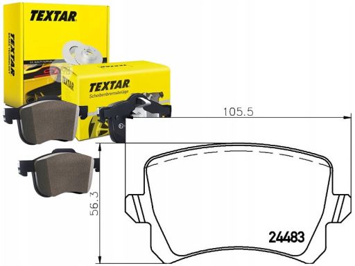 Klocek Hamulcowy Kpl. 2448301