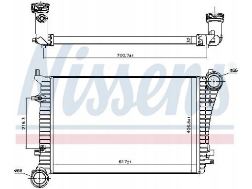 Chłodnica Powietrza Doładowującego 96619